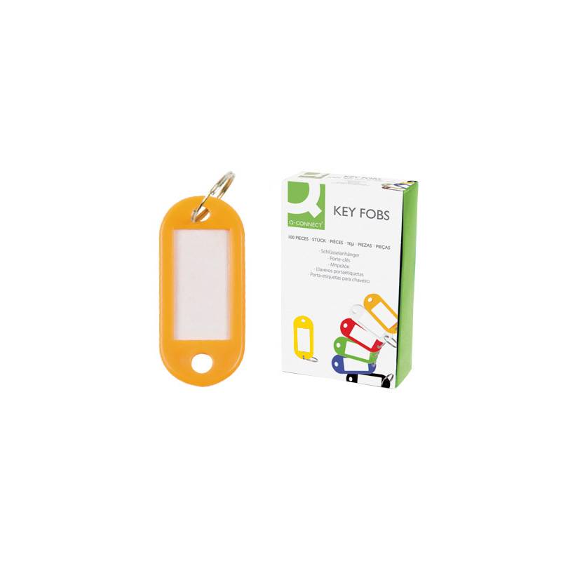 Llaveros portaetiquetas Q-Connect (34239) - 20milproductos.com