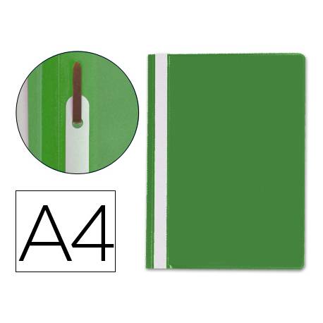 Carpeta dossier fastener Q-Connect Din A4 verde