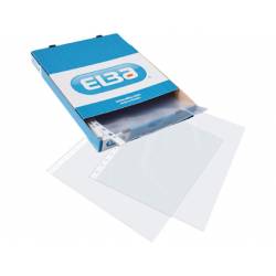 Funda multitaladro Elba transparente folio rugoso caja 100 unidades