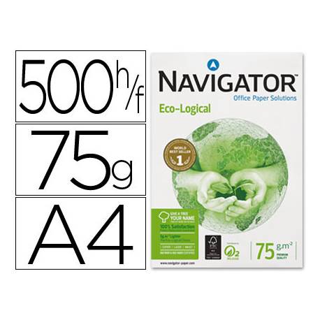 Papel multifuncion A4 eco-logical Navigator 75 g/m2
