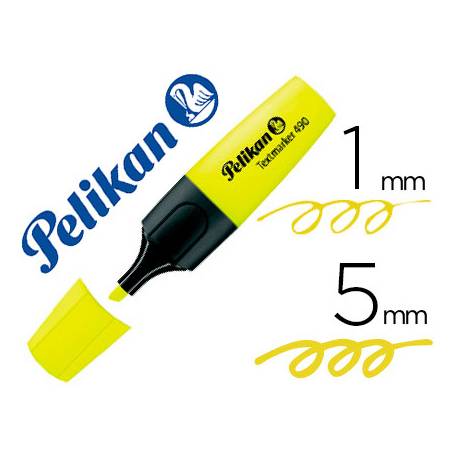 804684 paquete de ahorro 2 piezas oficinas Pelikan Signal Rotuladores fluorescentes set escolar amarillo