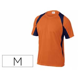 Camiseta manga corta DeltaPlus naranja talla M