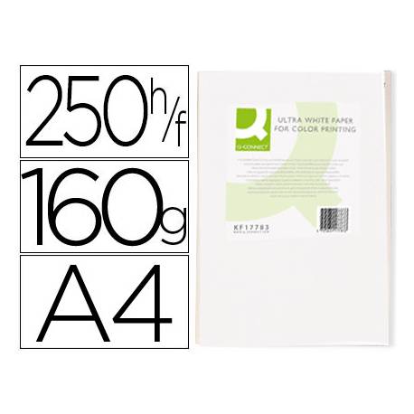 Papel fotocopiadora marca Q-Connect Ultra White DIN A4