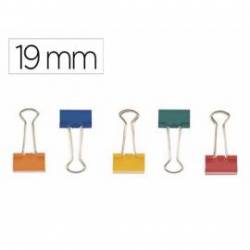Pinza metalica Q-Connect N.1 Colores Surtidos Reversible 19 mm