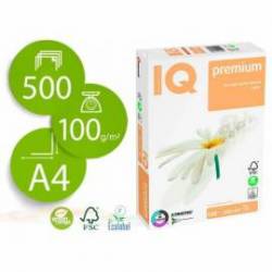 Papel multifuncion A4 IQ Premium 100 g/m2