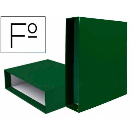 Caja Archivador Liderpapel Documenta Folio Lomo 82mm color verde