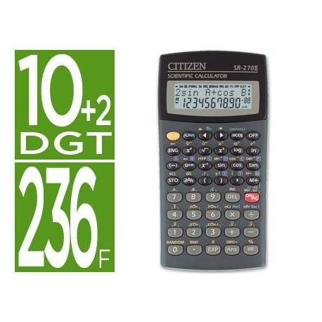 Calculadora Cientifica Citizen SR-270N 12 digitos