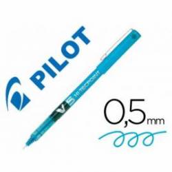 Rotulador Pilot V-5 0,3 mm Azul claro