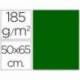 Cartulina Guarro verde billar 500 x 650 mm de 185 g/m2