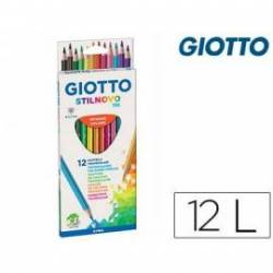 Lápices de colores Giotto Stilnovo Tri Caja de 12 colores
