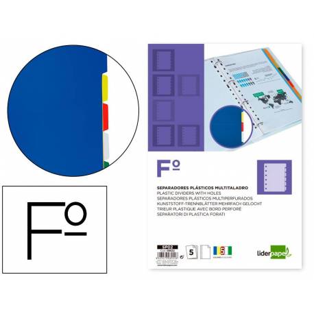 Separadores de plastico Liderpapel