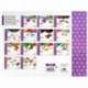 Bloc trabajos manuales liderpapel charol 240x315mm 10 hojas colores surtidos