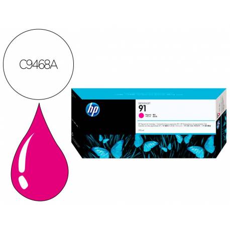 CARTUCHO HP 91 MAGENTA C9468A