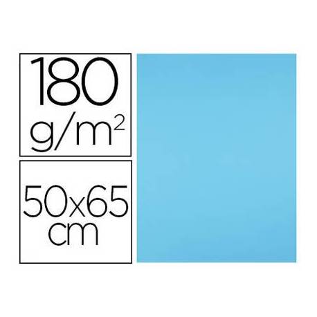 Cartulina Liderpapel 180 g/m2 azul turquesa