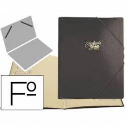Carpeta clasificadora cartón compacto Saro 275 x 360 mm Negro