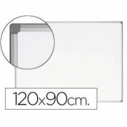 Pizarra Blanca Vitrificada Magnetica Earth-it marco de aluminio 120x90 Bi-Office