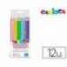 Lapices de colores Carioca Pastel Hexagonal 12 colores
