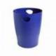 Papelera plastico Exacompta Ecoblack Azul 15 litros