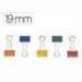 Pinza metalica Q-Connect N.1 Colores Surtidos Reversible 19 mm