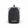 Mochila para portatil marca Q-connect 18" negra / gris poliester impermeable 46x17x31 cm.