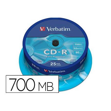 CD-R-VERBATIM 700MB 80 min 52x
