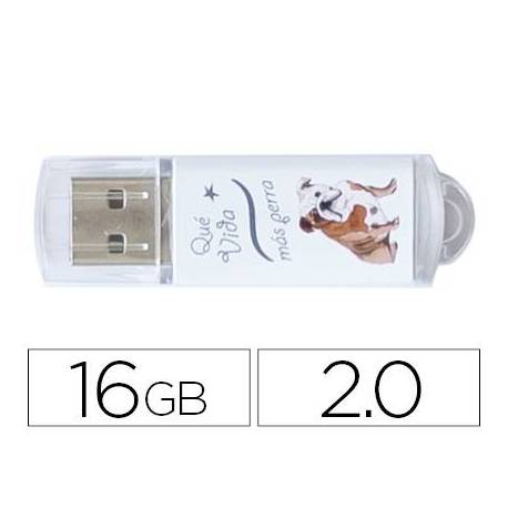 Memoria USB Technotech 16 GB que vida mas perra