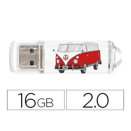 Memoria Flash USB Technotech 16 GB Camper Van-Van