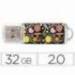 Memoria Flash USB Techontech 32 GB 2.0 Candy Pop