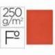 Subcarpeta Gio Folio 250 gr Cartulina rojo