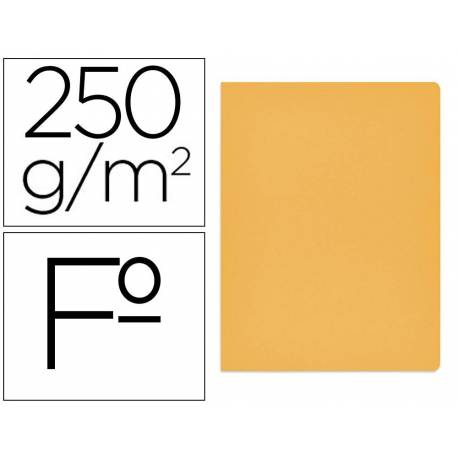 Subcarpeta Gio Folio 250 gr Cartulina amarillo