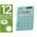 Calculadora Sobremesa Casio MS-20UC-BU 12 Digitos Verde