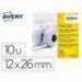 Etiquetas adhesivas Avery Permanentes 26x12 mm Blanca rollo 1500 unidades