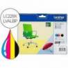 Cartucho Brother LC 229 multipack con 4 colores LC229XLVALBP mfc-j5320dw / j5620dw / j5625dw / j5720dw