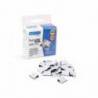 Supaclips metalicos Rapesco Blanco