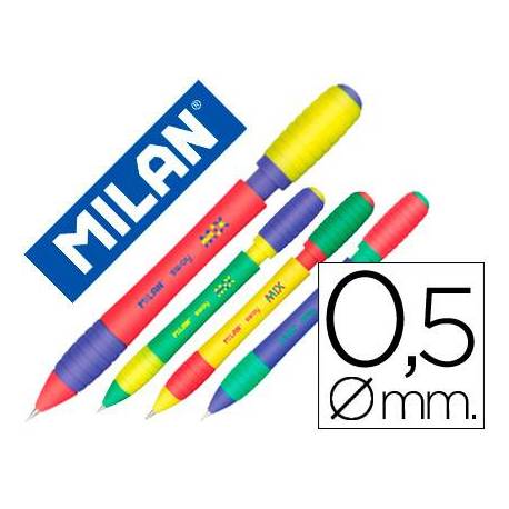 Portaminas Milán Sway 0,5mm con goma (NO SE PUEDE ELEGIR COLOR)