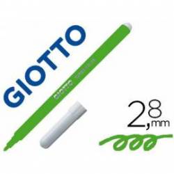 Rotulador Giotto Turbo Punta Media Lavable Verde