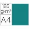 Cartulina Gvarro color verde menta A4 185 g/m2 Paquete 50