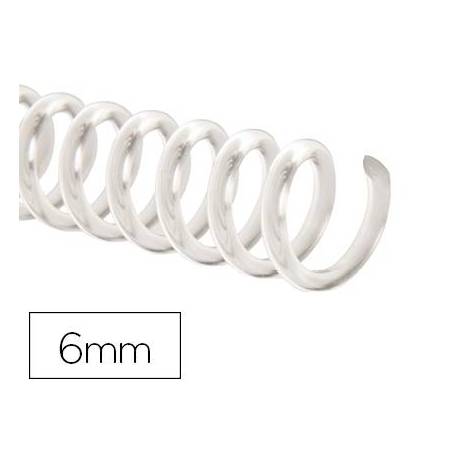 Espiral Plastico Q-Connect Transparente de 32 5:1 6mm 1.8mm