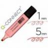 Rotulador Q-Connect Fluorescente Pastel Color Rosa