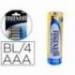 Pilas Maxell Alcalina 1.5 V AAA LR03 Blister con 4 unidades