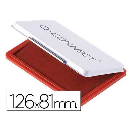 Tampon Q-Connect Nº 1 Rojo 126x81mm