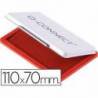 Tampon Q-Connect Nº 2 Rojo 110x70mm