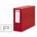 Archivador con tapa Pardo Folio Rojo 390x270x115 mm