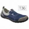 Zapatos de seguridad marca Deltaplus poliester talla 36