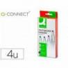 Rotulador Q-Connect para pizarra blanca estuche de 4 colores surtidos punta redonda trazo 3.0 mm