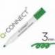 Rotulador Q-Connect pizarra blanca 3 mm verde