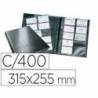 Tarjetero Durable A4 polipropileno negro 20 fundas