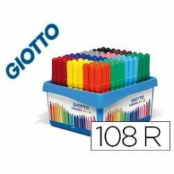 Rotulador Giotto Turbo Maxi Punta Gruesa Lavable Caja 12 (28841)