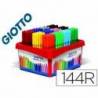 Rotulador marca Giotto turbo Schoolpack 12 colores surtidos. Caja 144 rotuladores