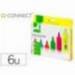 Rotulador Fluorescente Q-Connect Estuche 6 colores